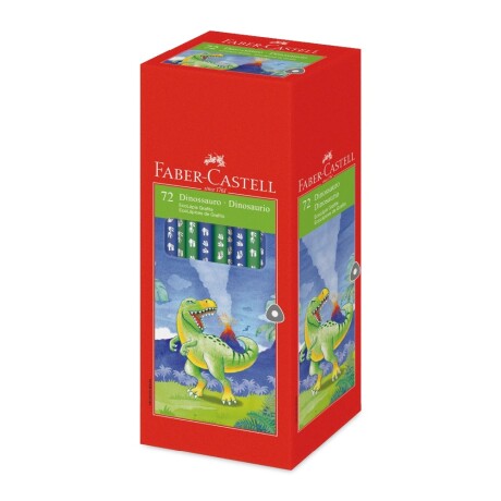 Lapiz Faber Eco Diseños Caja x 72 Diseño Dinosaurio