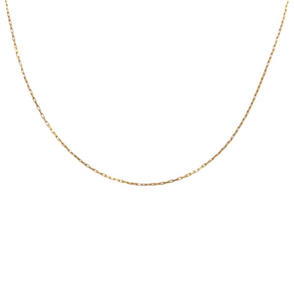Cadena oro Force fina -Oro bajo -Sin Piedra-CD8061 Sinpiedra