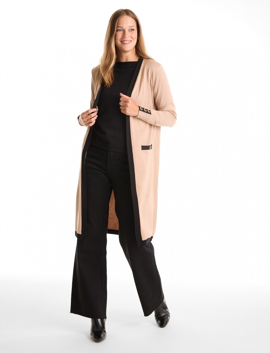 Cardigan Largo - Beige 