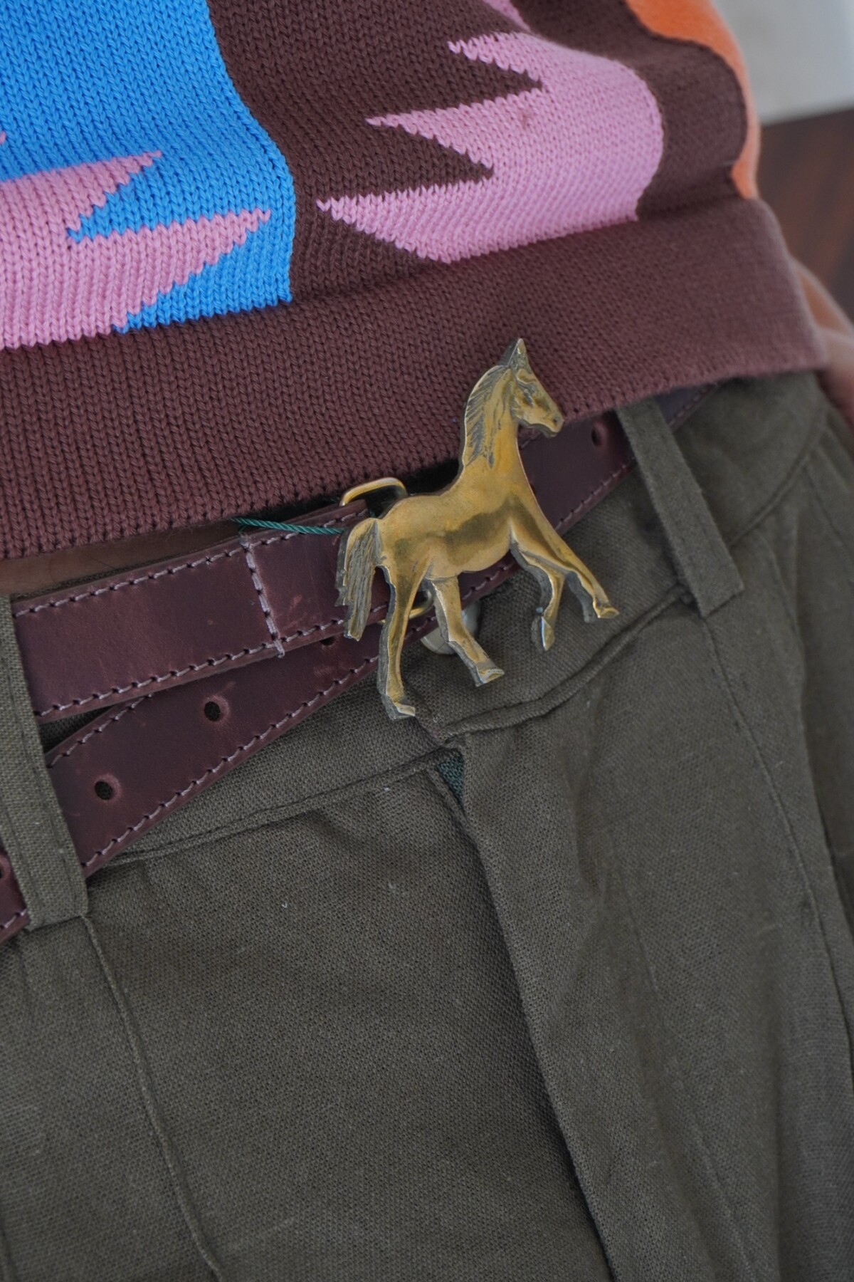 Horsy Belt Chocolate