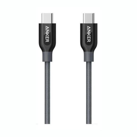Cable ANKER USB-C A USB-C 2.0 Longitud 0,9M - Black Cable ANKER USB-C A USB-C 2.0 Longitud 0,9M - Black