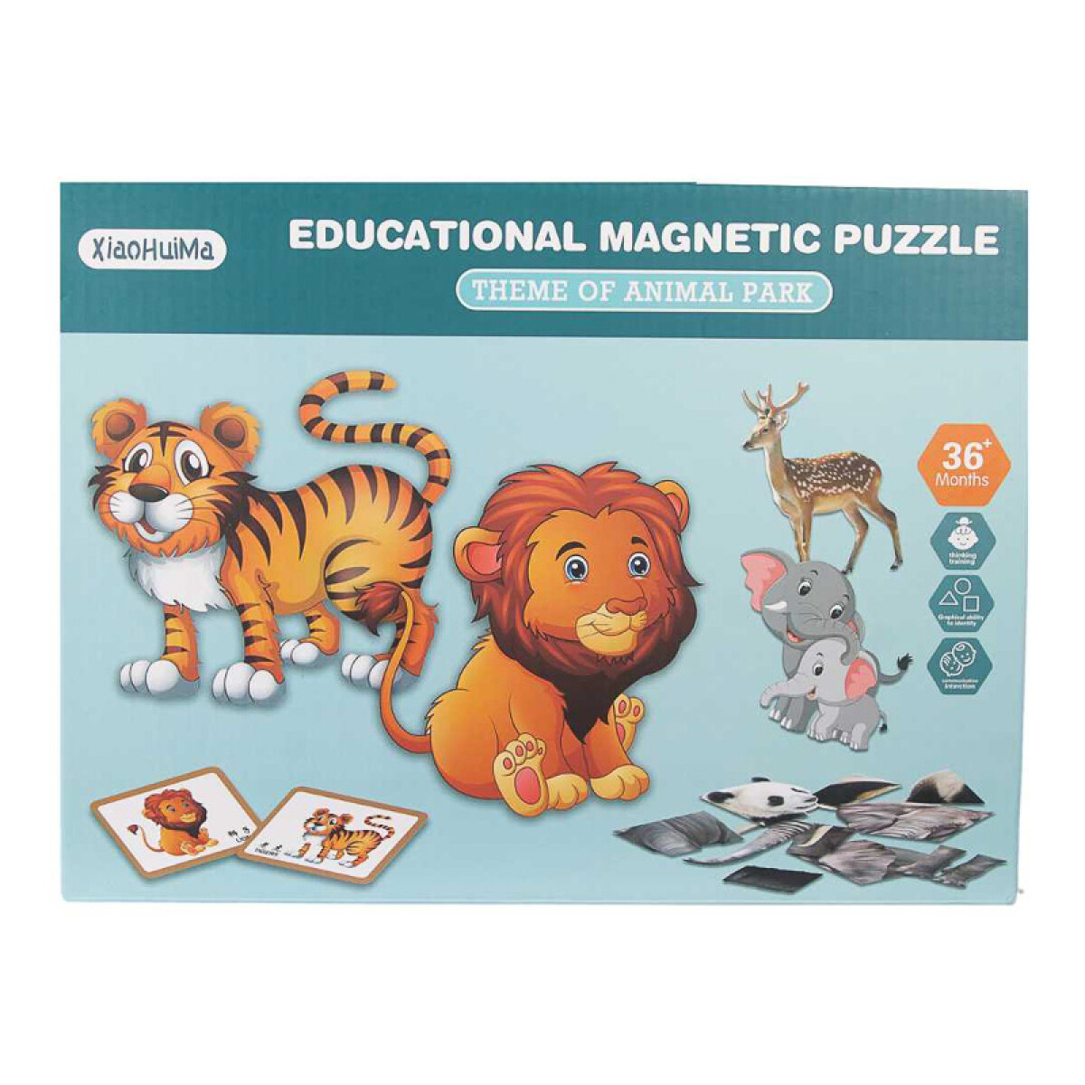 OUTLET Puzzle DYI Magnetico Didactico Educativo Animales - Outlet Puzzle Dyi Magnetico Didactico Educativo Animales 