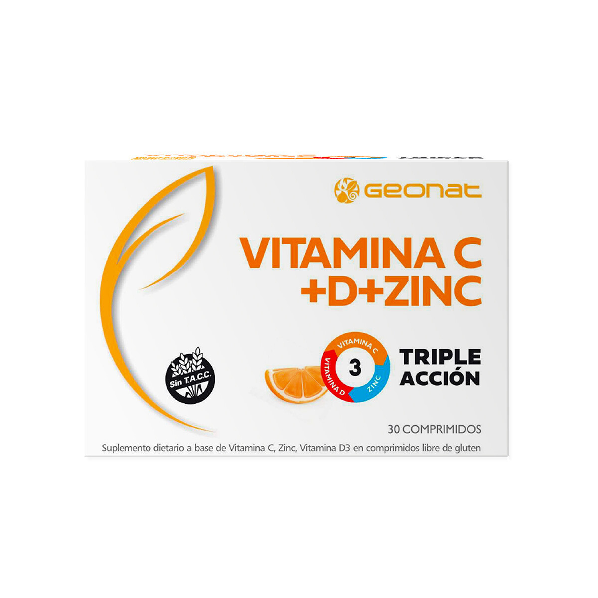 VITAMINA C TRIPLE ACCIÓN CJ X 30 COMP. 
