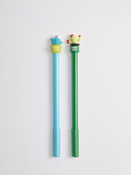 Pack x2 lapiceras Cactus