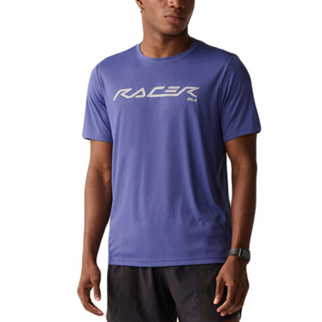 Fila Remera Reflective Core Run Hombre Azul Oscuro