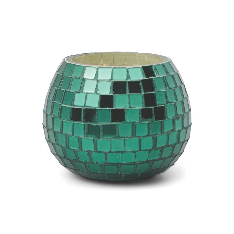 Vela aromática Disco Ball Esmeralda