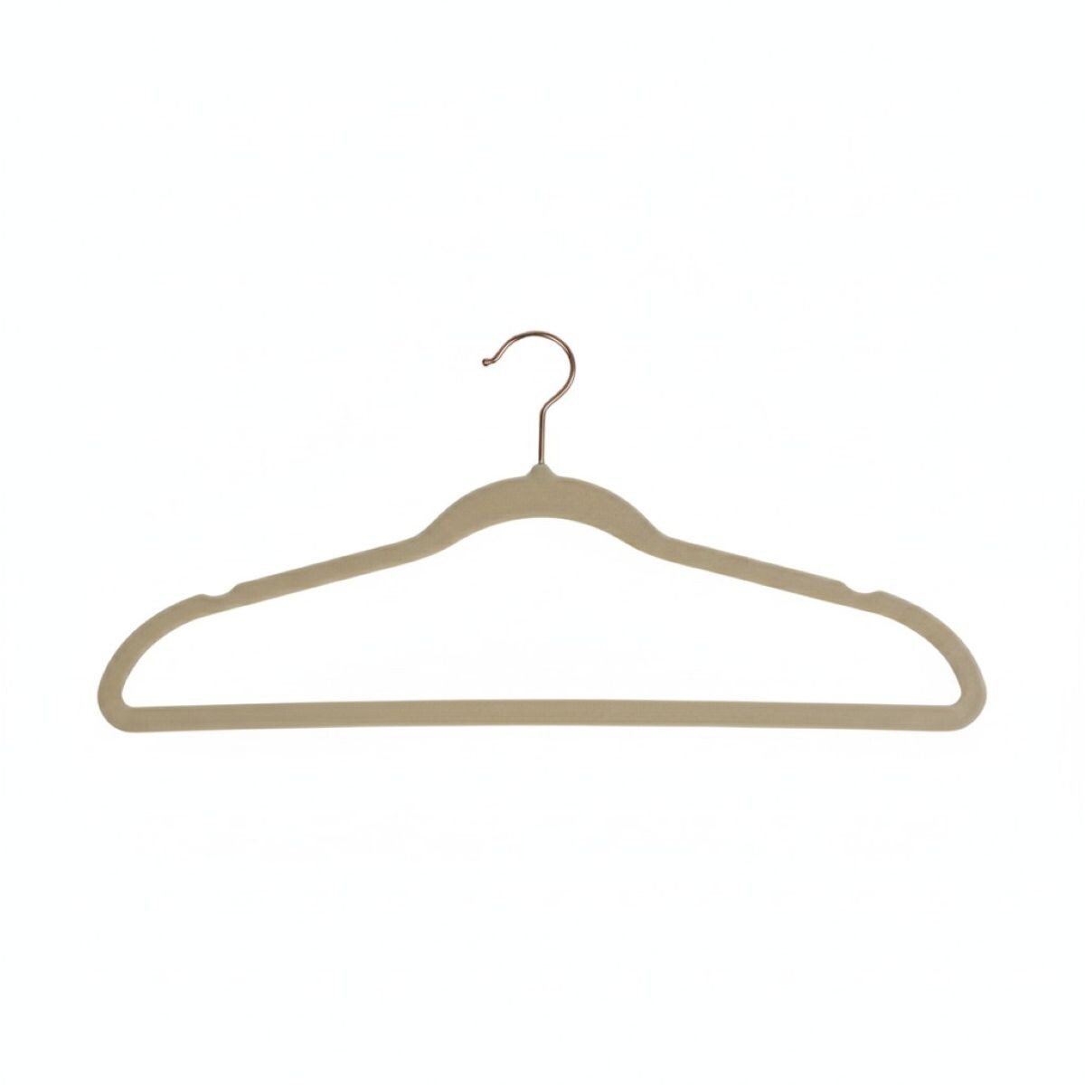 PERCHA GAMUZA BLANCA 42CM 