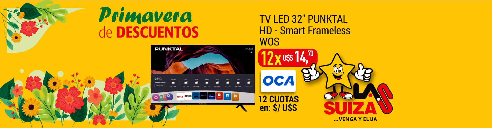 TV Led Punktal 32"