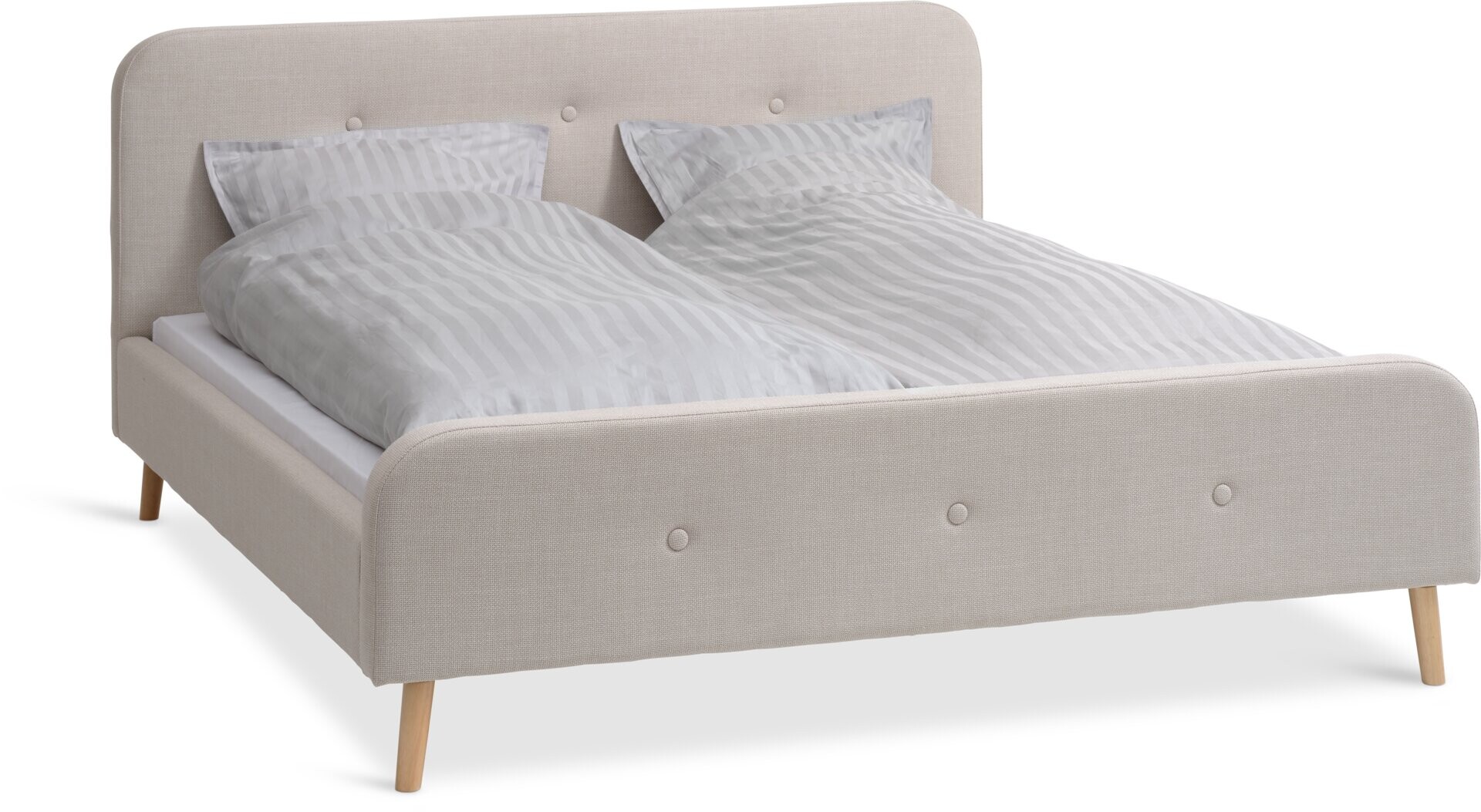 Estructura cama KONGSBERG King 180x200 beige 