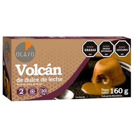 Volcán de dulce de leche Olaso - 2 uds. 160 gr 001