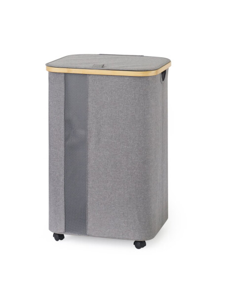 CESTO DE ROPA C/TAPA 40.5X33X65CM TELA GRIS CESTO DE ROPA C/TAPA 40.5X33X65CM TELA GRIS