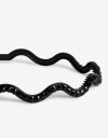 Vinchas Rígidas Acrilico Vincha Rígida Wavy - Negro