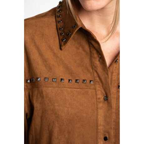 Camisa Gamusa Vegana Camel