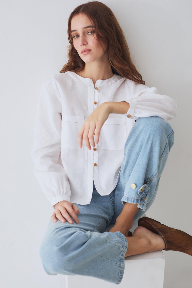 BLUSA HOCKEY Blanco