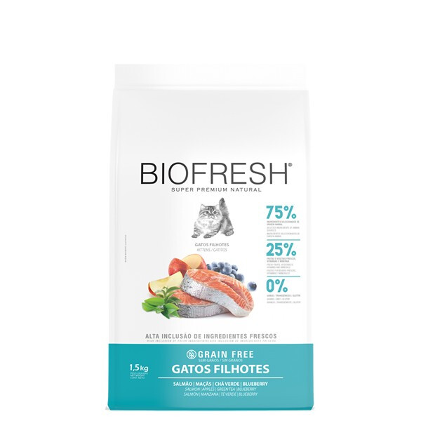 BIOFRESH GATOS FILHOTES SALMON 1,5 KG BIOFRESH GATOS FILHOTES SALMON 1,5 KG