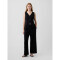 V-LINEN PO WIDE LEG BLACK 1