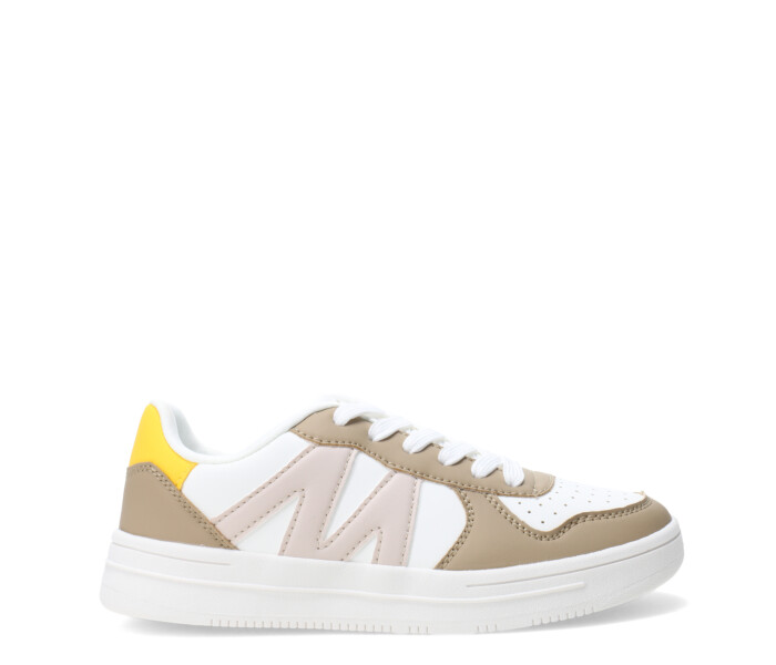 Deportivo VEJ acordonado Beige
