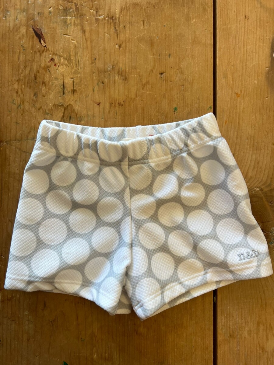 Short de lycra de bebé gris 