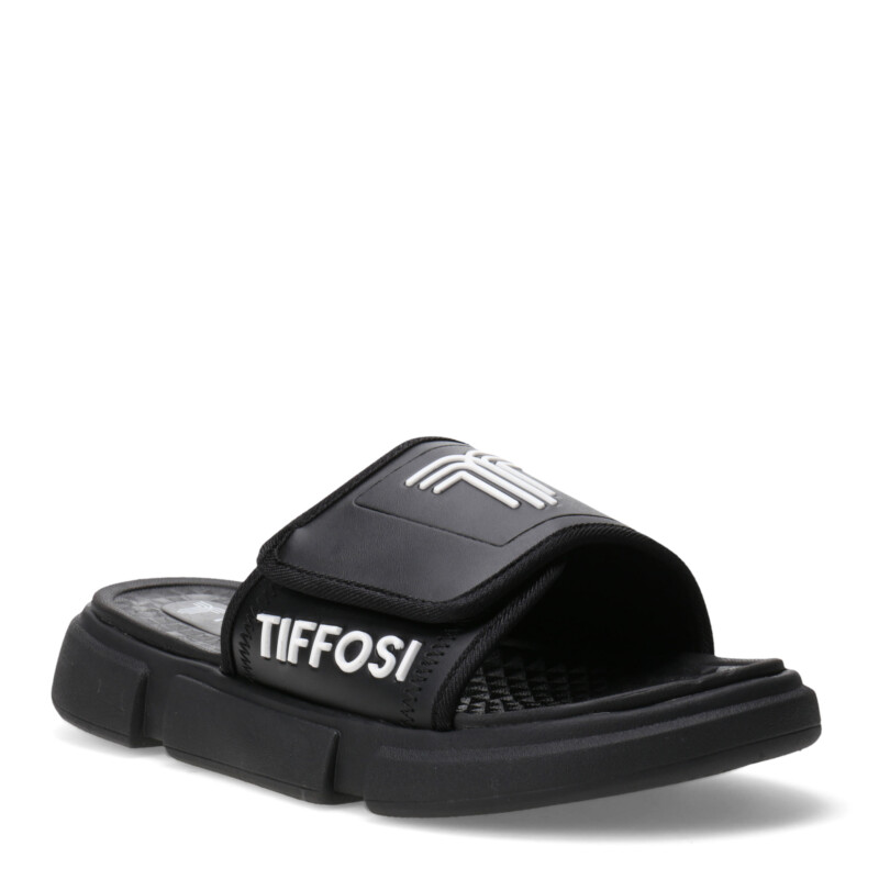 Chanclas de Hombre Tiffosi V1 Negro - Blanco