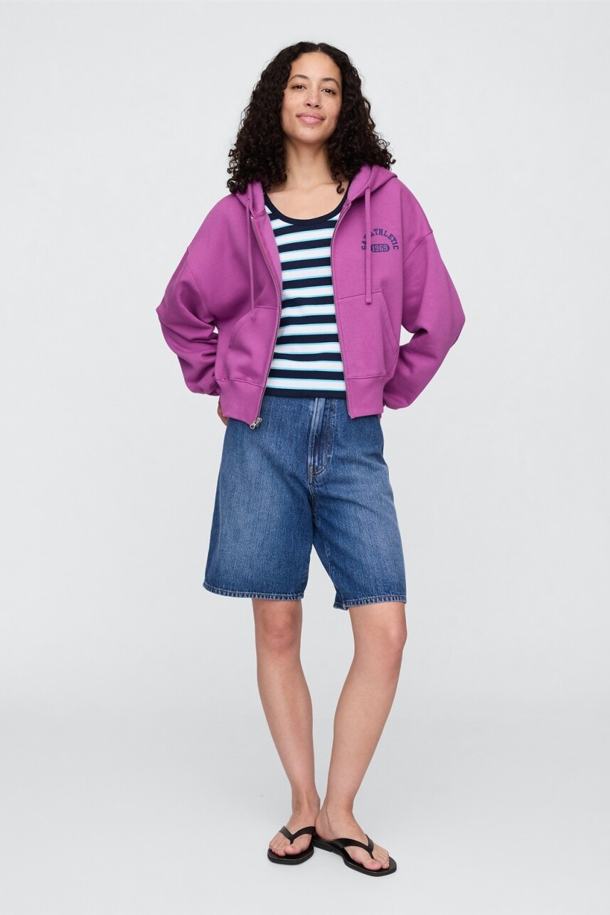 Canguro Con Cierre Logo Gap Mujer Cattelya Orchid 183223