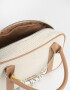 Bowling Cartera Bowling Con Charm - Blanco Crudo