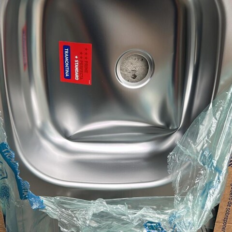 [OUTLET] Pileta Mesada Izquierda Fregaderos de sobreponer Tramontina Filo 40 FX EX 120x50 cm 93415/500 - ABOLLADA [OUTLET] Pileta Mesada Izquierda Fregaderos de sobreponer Tramontina Filo 40 FX EX 120x50 cm 93415/500 - ABOLLADA