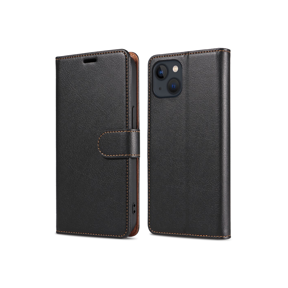 Flip cover iPhone 13/14 color negro 