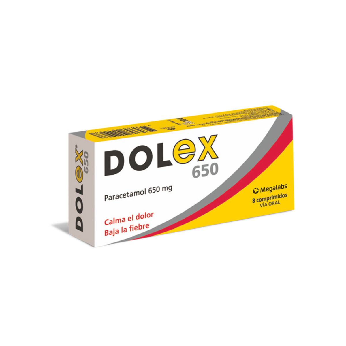 Dolex 650mg 8 Comprimidos 