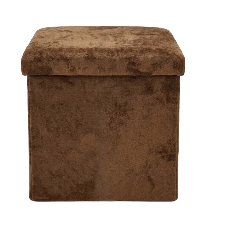 BAUL ORGANIZADOR MARRON C/TAPA 38X38X38CM Unica