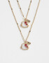 Collares para compartir Set De Collares Bañados En Oro "hello Kitty" - Dorado