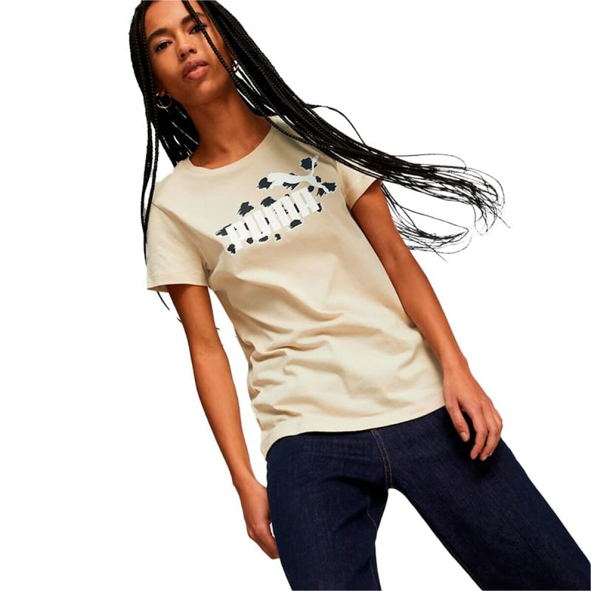 Remera Puma ESS+Animal de Mujer - 673687 88 - Beige 