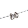 Caravanas Gotas-Plata 925-Piedra Zirconia-CA3007 Conpiedra