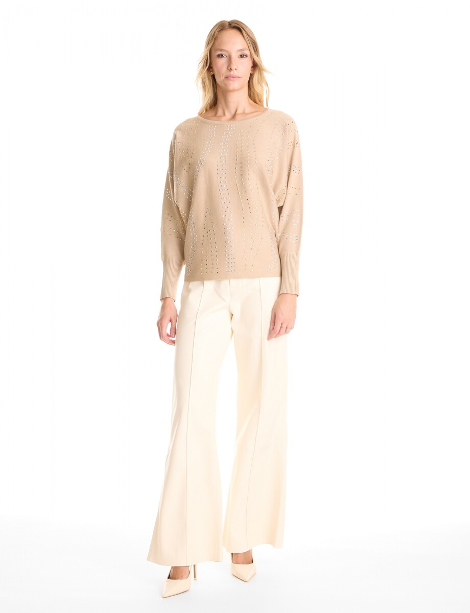 Buzo Dolman Tachas - Beige 