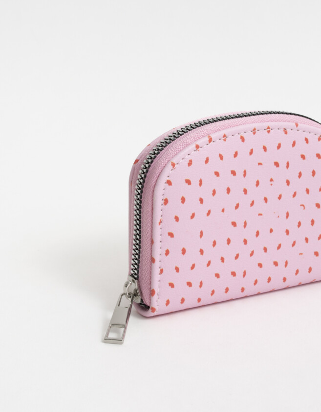 Tarjeteros Tarjetero Estampado - Rosa Viejo