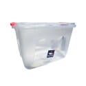 CAJA ORGANIZADORA RISCHIOTO 20LTS TRANSPARENTE Sin color