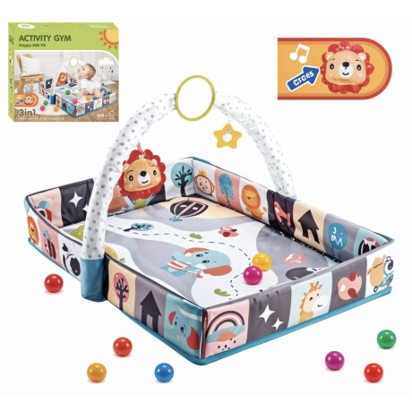Gimnasio Infantil Rectangular con Laterales 001