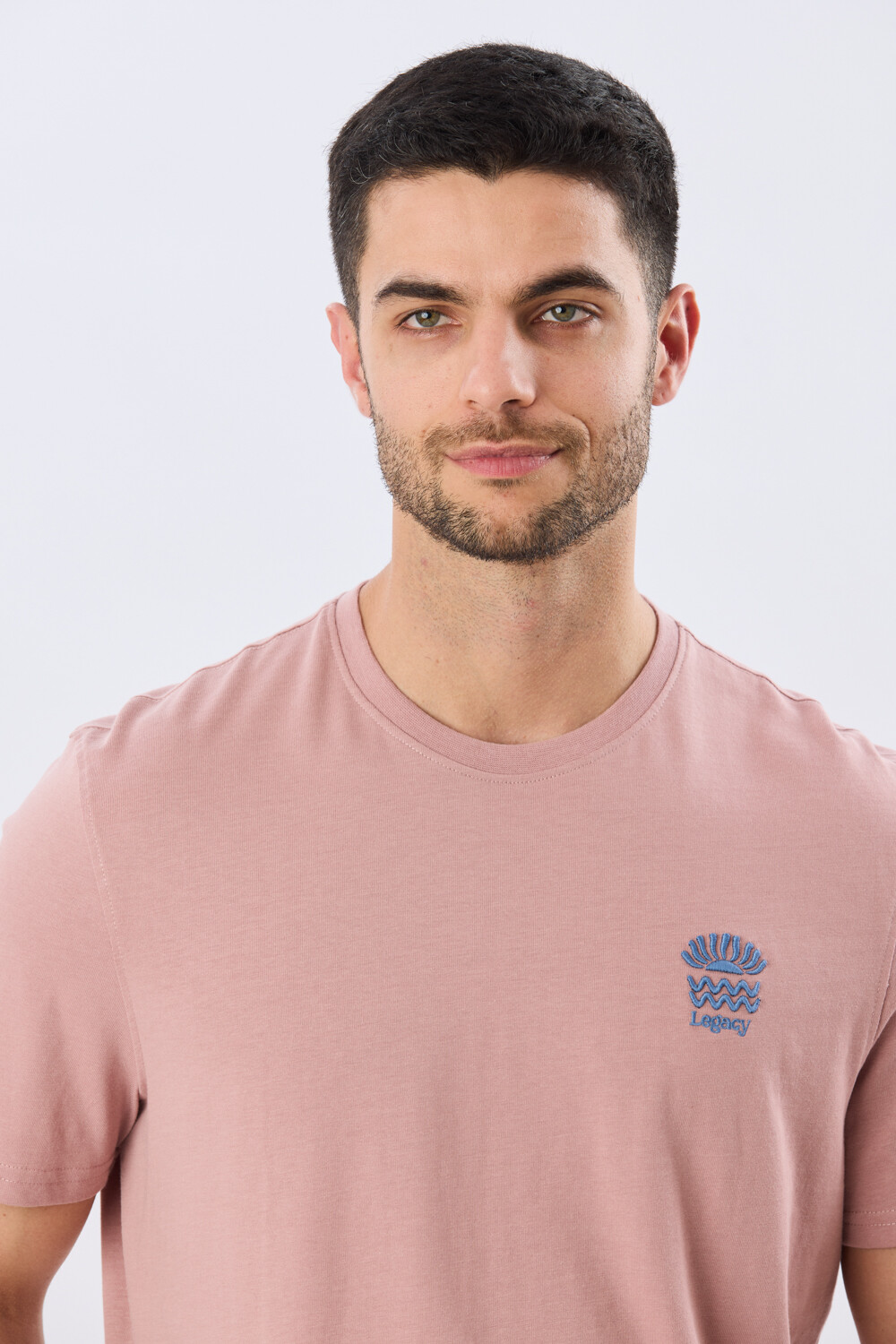 REMERA ESTAMPADA DE ALGODÓN Rosa