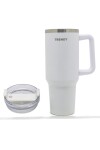 Vaso térmico doble capa acero 1200ML Blanco