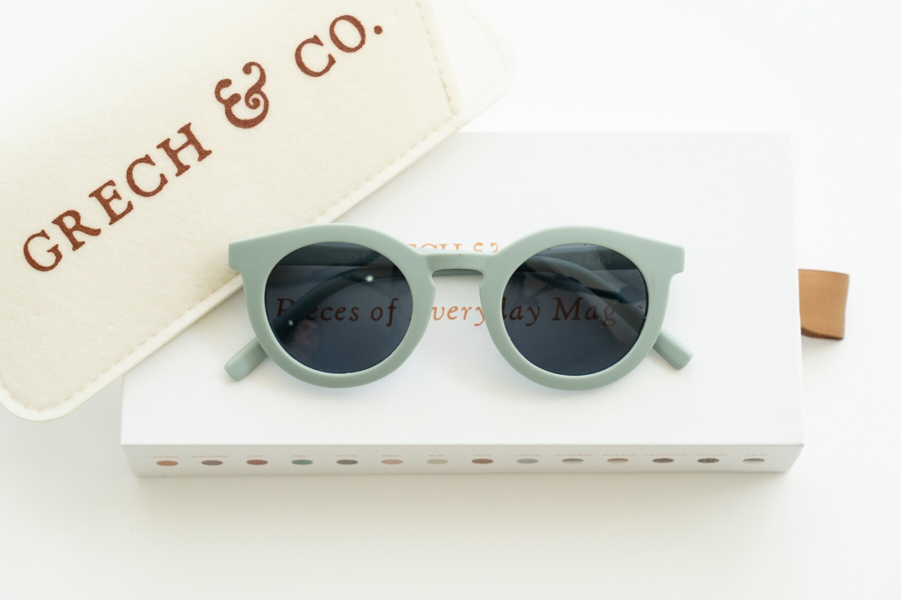 LENTES DE SOL PARA NIÑOS NEW GRECH&CO - LIGHT BLUE - CELESTE 