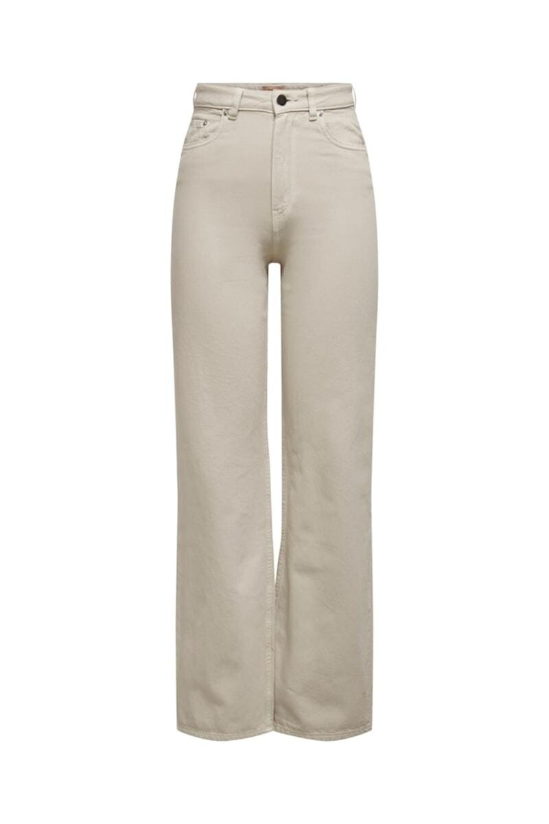 Jeans Camille-milly Tiro Extra Alto - Silver Lining 