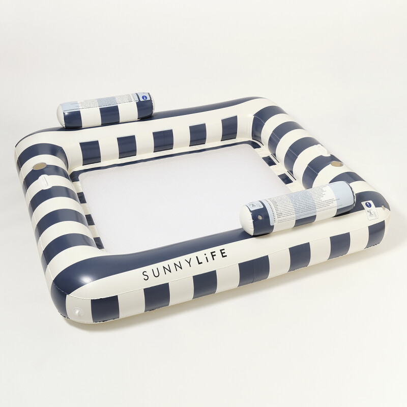 Colchoneta inflable de red para 2 personas Weekend Navy