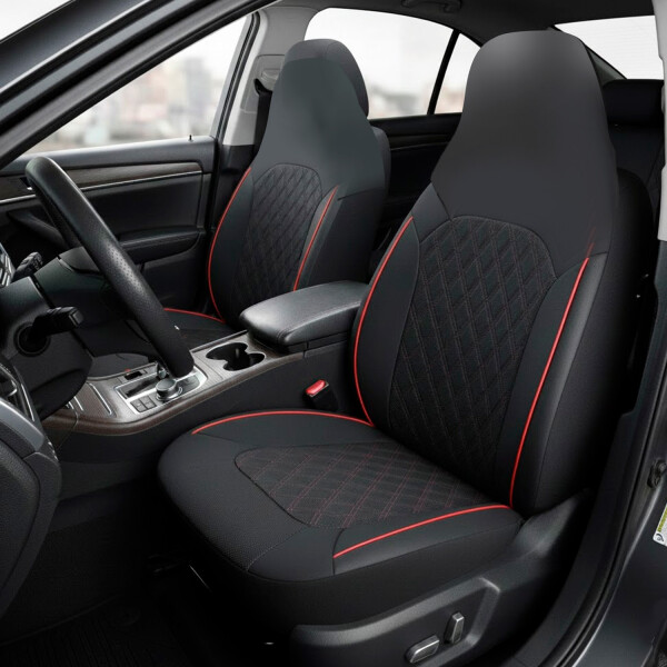 Cubreasiento Negro De Eco Cuero 7 Piezas Cubreasiento Negro De Eco Cuero 7 Piezas