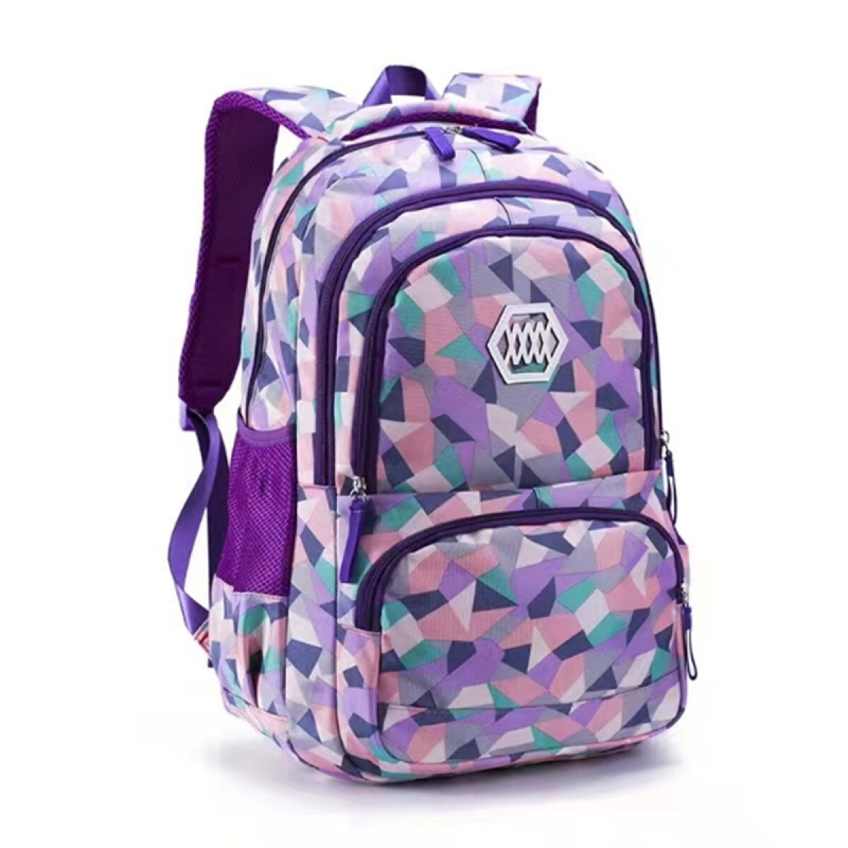 MOCHILA JUSTICE ESTAMPADA - VIOLETA 