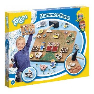Totum Manualidades Martillo Mágico Juguete Granja Infantil Totum Manualidades Martillo Mágico Juguete Granja Infantil