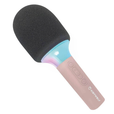 Micrófono Kidymic Kidywolf Rosa