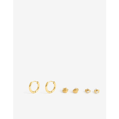 Aros Sets Metal Dorado