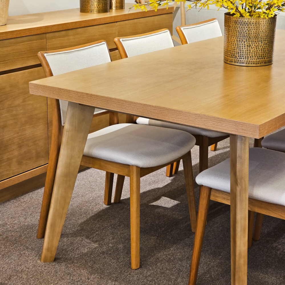 Mesa de comedor Modena - Roble 200x100 cm (Por Pedido)