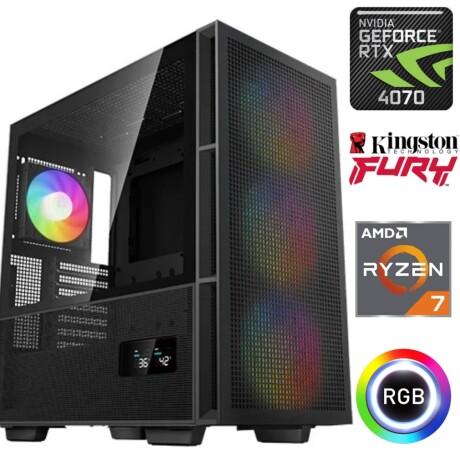 Equipo Gamer Ryzen 7 7700X, 16GB, 1TB Nvme, Rtx 4070 12GB 001