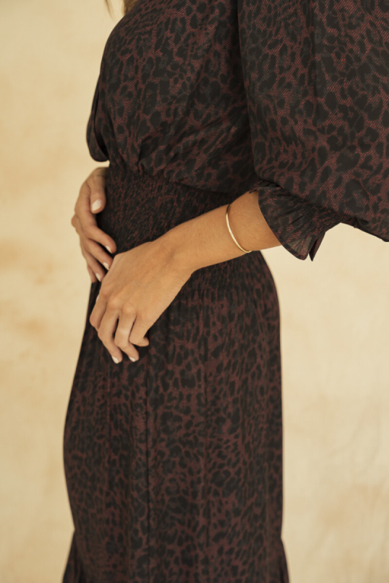 VESTIDO VALENTINA MAXI MAROON WASHED DENIM VESTIDO VALENTINA MAXI MAROON WASHED DENIM