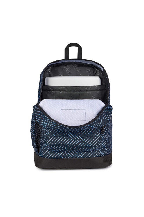 Mochila Portalaptop Cross Town Plus Black/black/azul